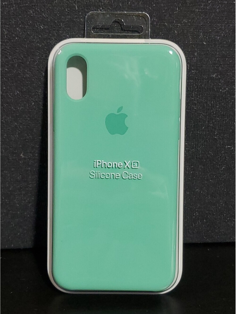 Genuine Original Apple Silicone iPhone XS Case Cover - Spearmint MVF52ZM/A NEW
